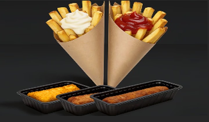Friet + 1 snack op locatie
